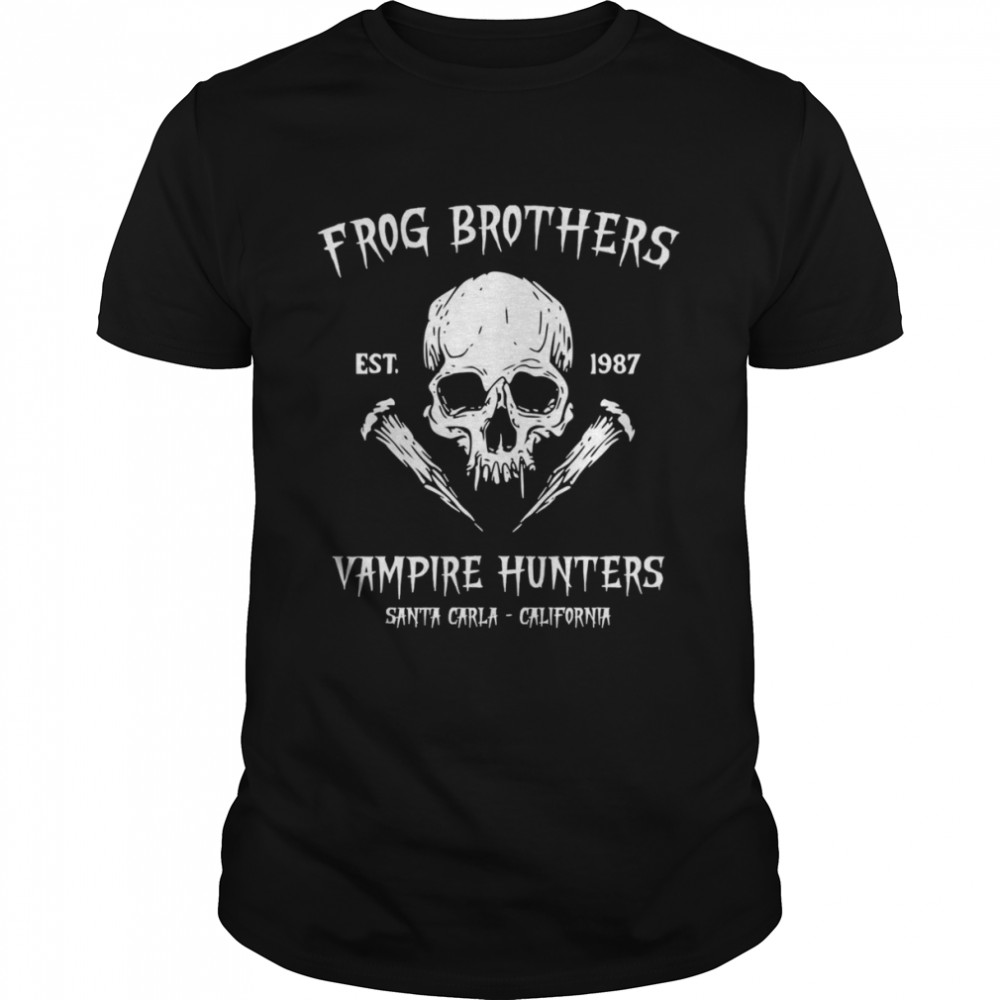Skull Frog Brothers Vampire Hunters Est 1987 shirt Classic Men's T-shirt