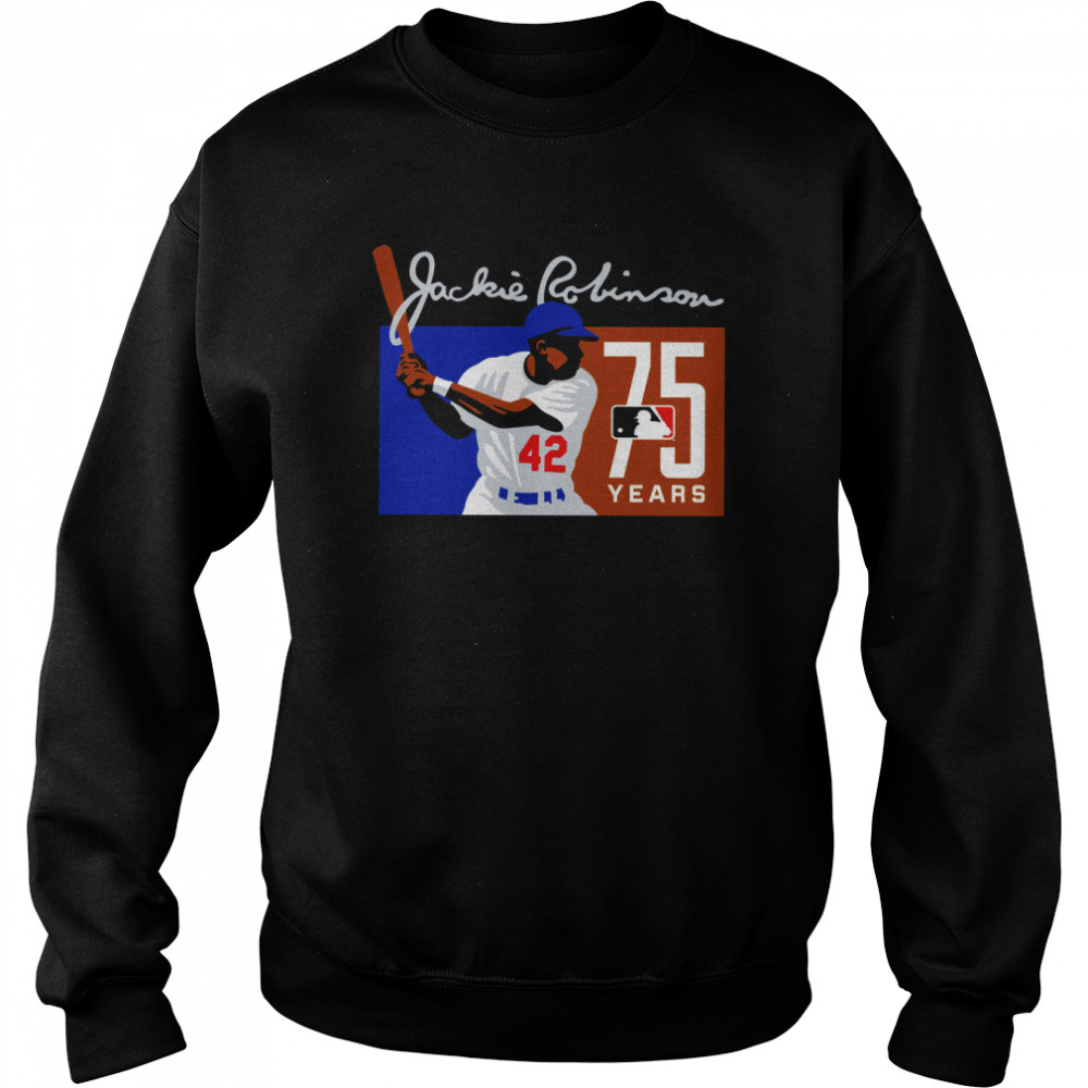 Jackie Robinson 42 Jackie Robinson 75th Anniversary Unisex T-Shirt