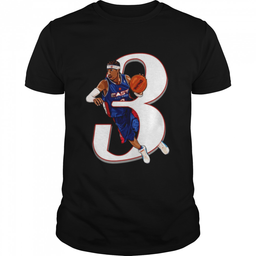 Allen Iverson All Star Game Inspired Throwback Nba Graphic shirt Classic Men's T-shirt