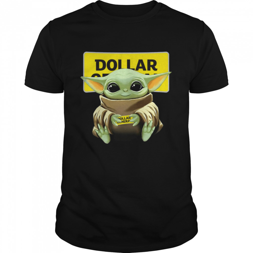 Baby Yoda hug Dollar general 2022 shirt Classic Men's T-shirt