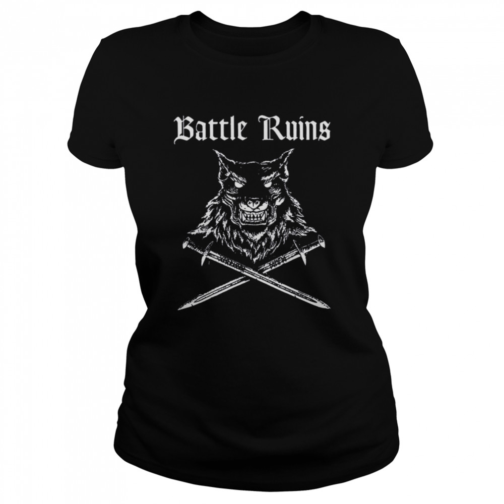 Battle Ruins Punk Oi! Premium The Varukers shirt Classic Women's T-shirt