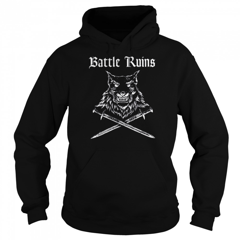 Battle Ruins Punk Oi! Premium The Varukers shirt Unisex Hoodie