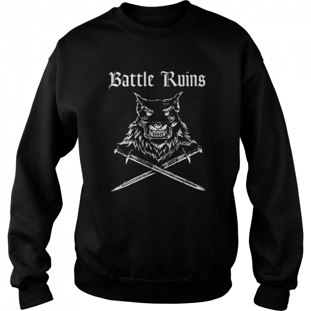 Battle Ruins Punk Oi! Premium The Varukers shirt Unisex Sweatshirt