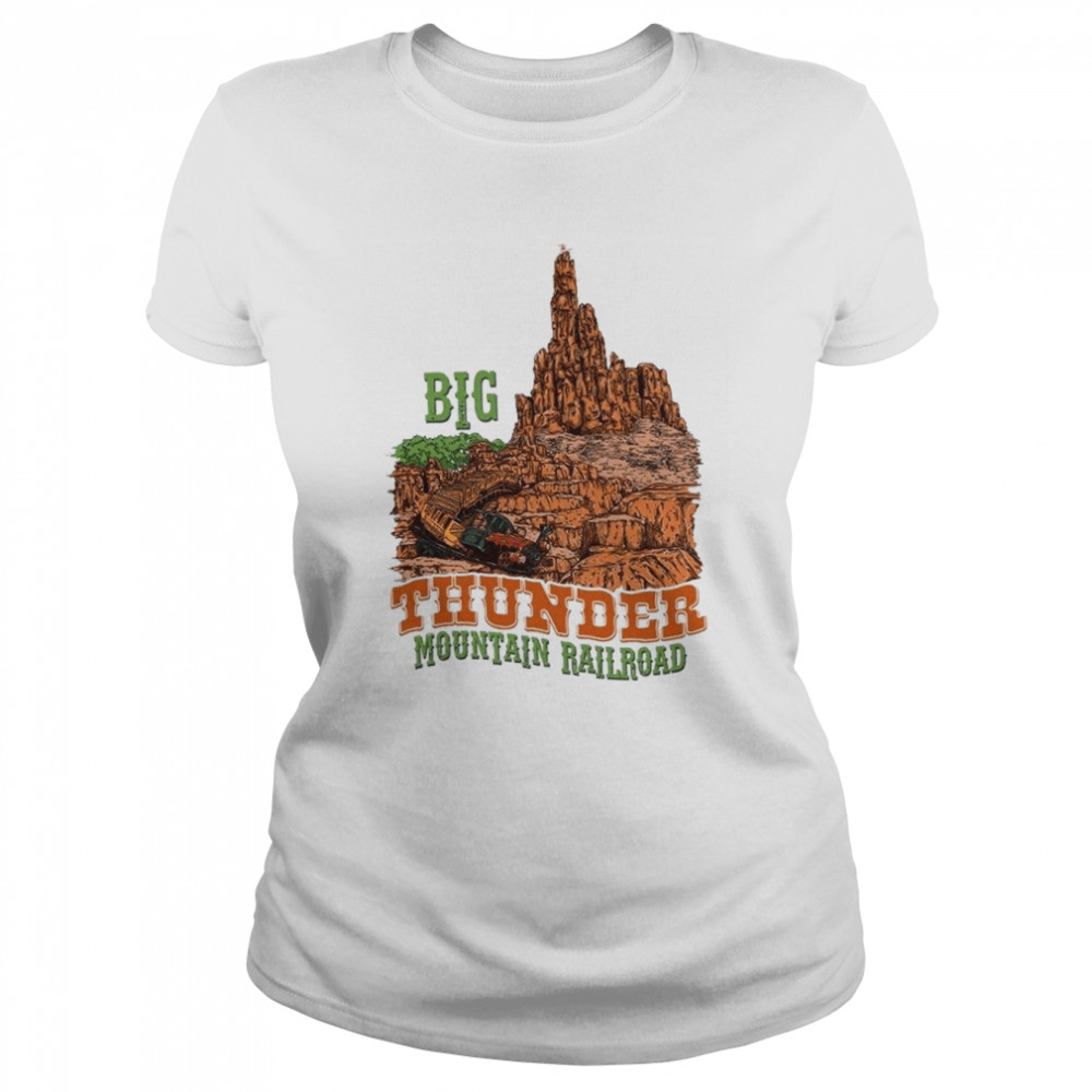 Big Thunder Mountain Railroad Vintage shirt Classic Women's T-shirt
