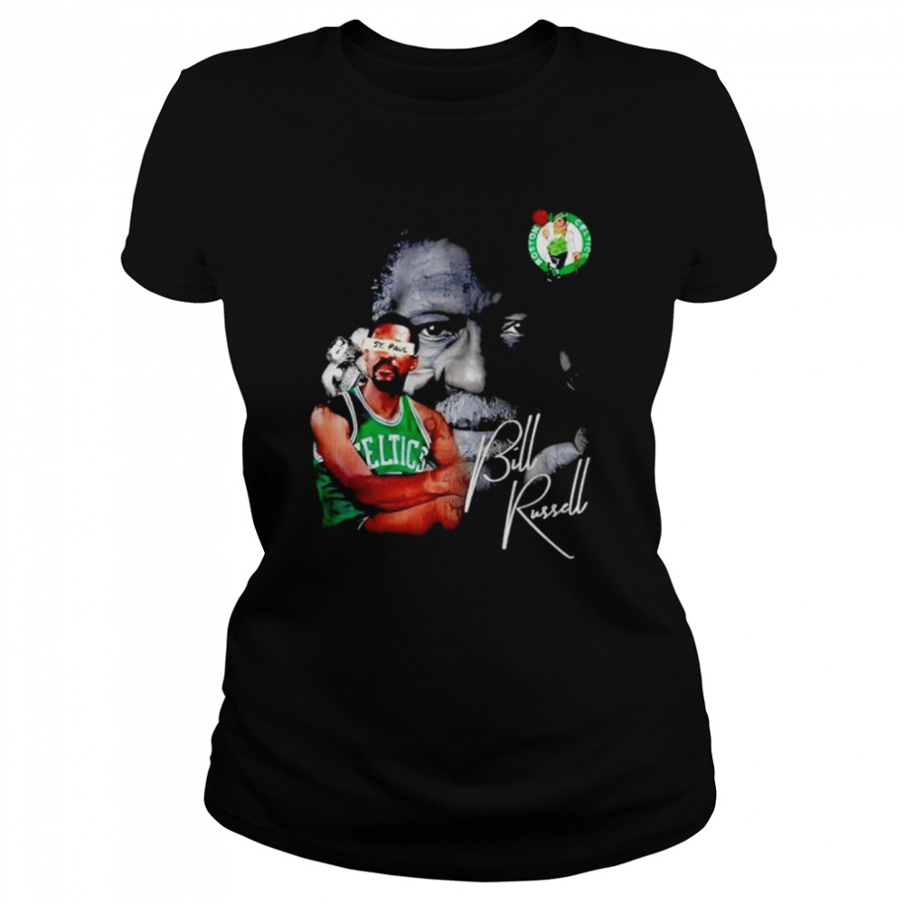 Bill Russell Rest In Peace Signature T- Classic Women's T-shirt