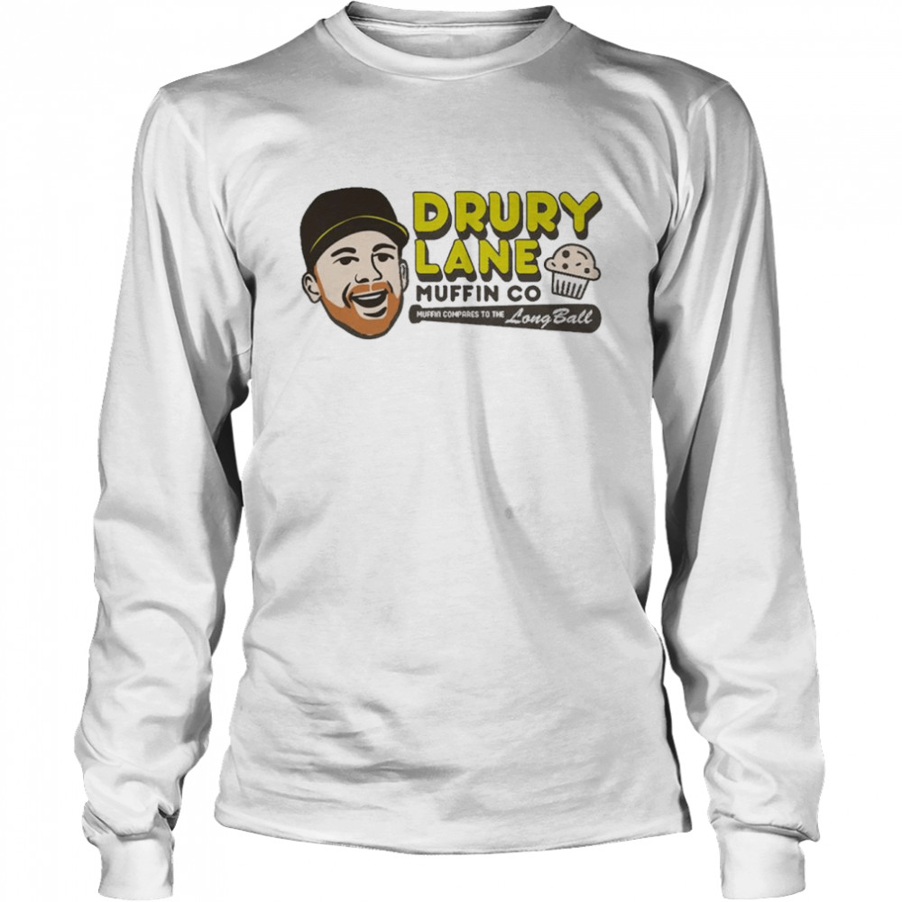Brand Drury Muffin Man shirt Long Sleeved T-shirt