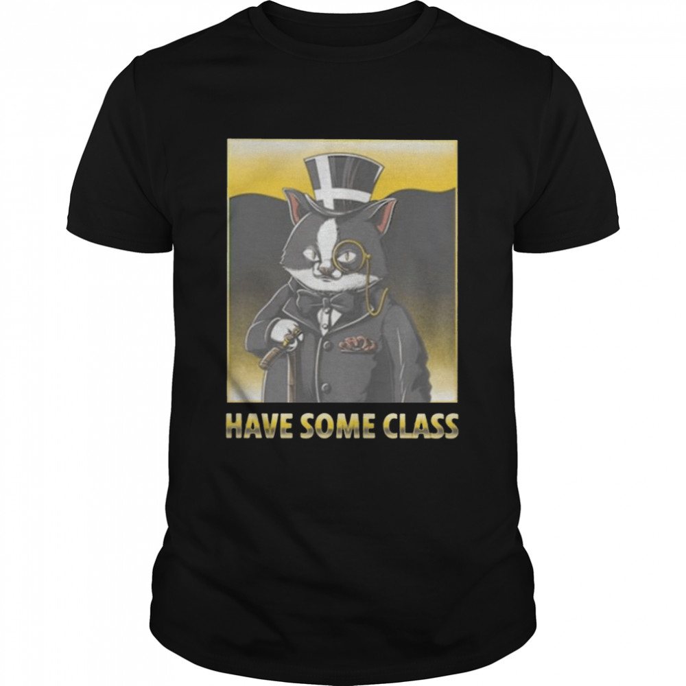 Cat have some class shirt Classic Men's T-shirt