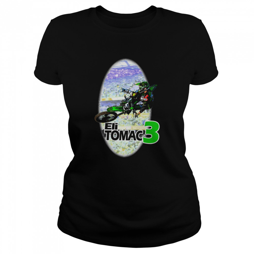 Crazy Eli Tomac Motocross And Supercross Champion shirt Classic Women's T-shirt