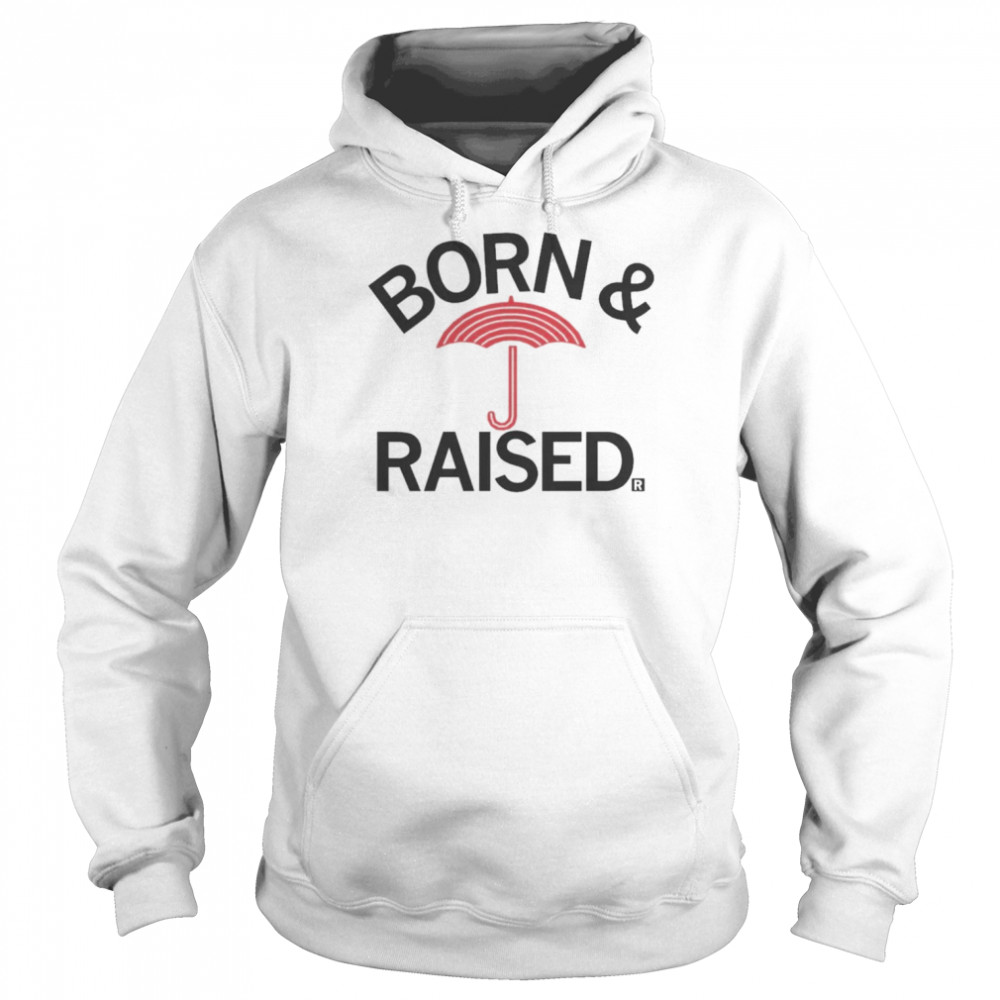 Des Moines Born and Raised shirt Unisex Hoodie