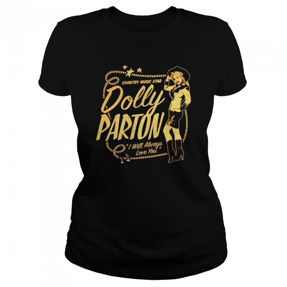 Dolly Parton Country Music Star  Classic Women's T-shirt