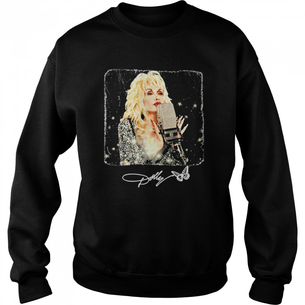 Dolly Parton On the Mic  Unisex Sweatshirt