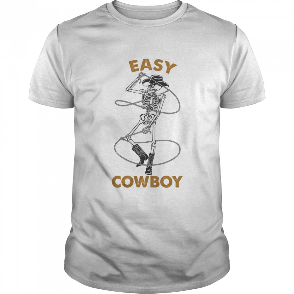 Easy Cowboy Skeleton shirt Classic Men's T-shirt