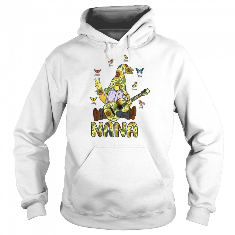 Gnome Nana Sunflower shirt Unisex Hoodie