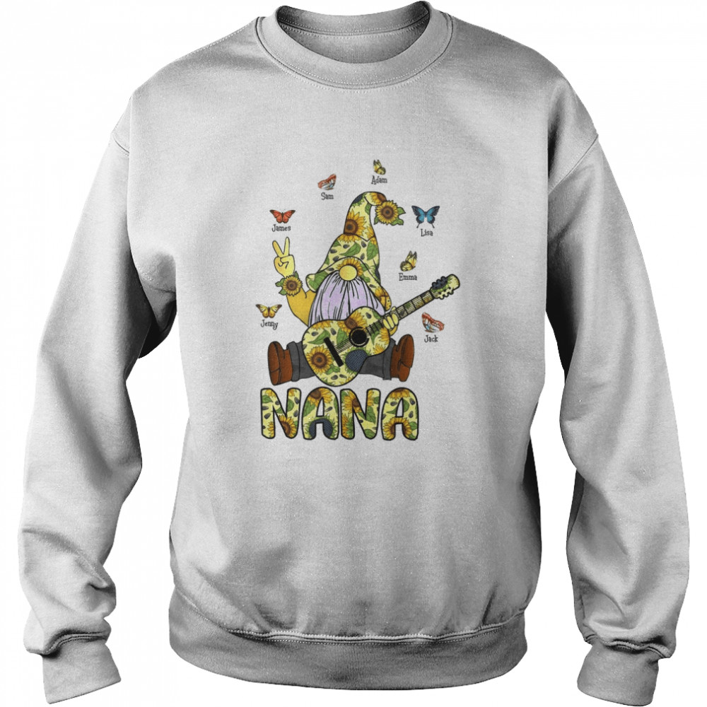 Gnome Nana Sunflower shirt Unisex Sweatshirt