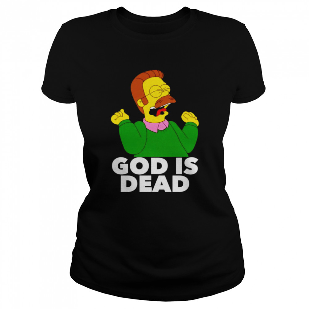 God Is Dead The Simpsons  Classic Women's T-shirt