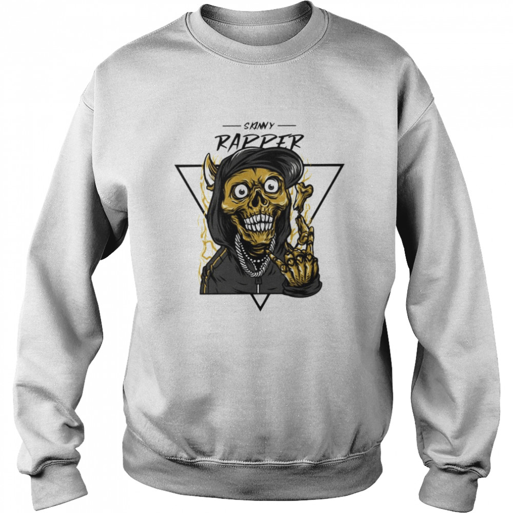 Golden Skinny Rapper shirt Unisex Sweatshirt
