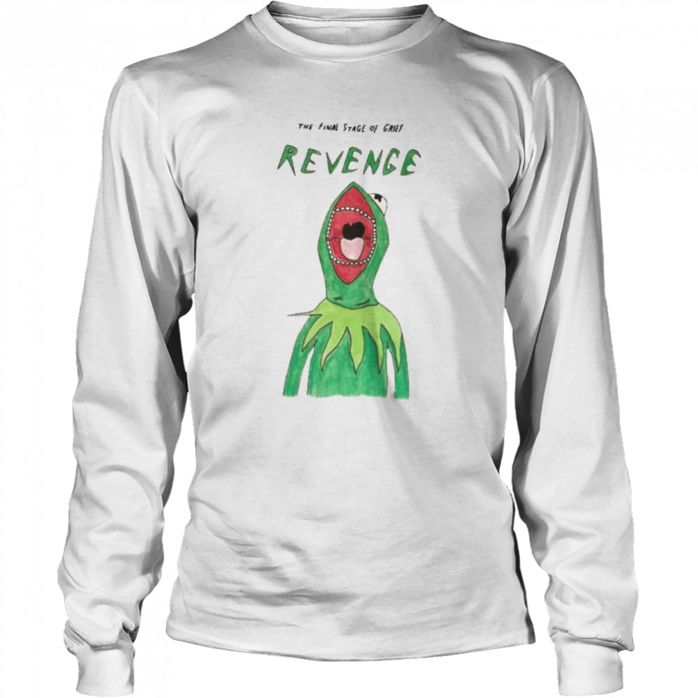 Green frog the final stage of grief revenge shirt Long Sleeved T-shirt