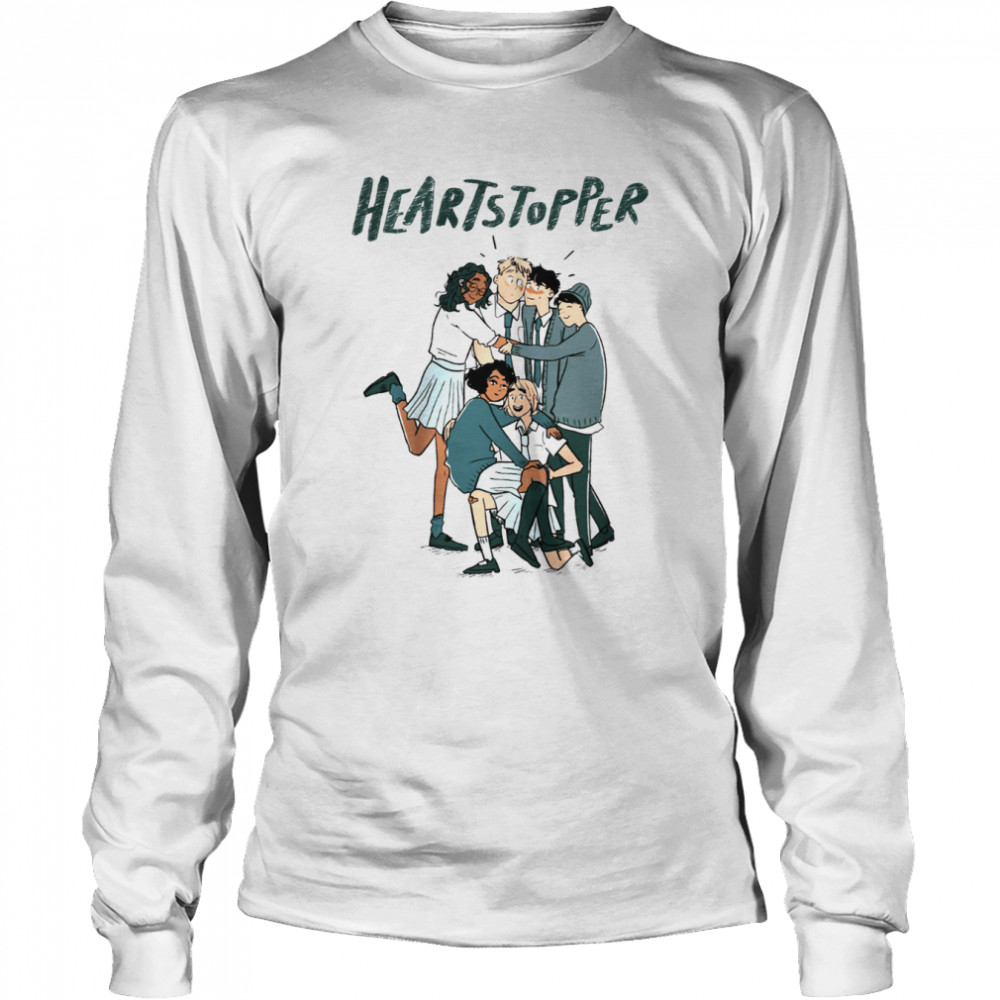 Heartstopper Nick And Charlie Lgbtq+art shirt Long Sleeved T-shirt