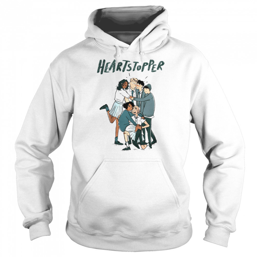 Heartstopper Nick And Charlie Lgbtq+art shirt Unisex Hoodie