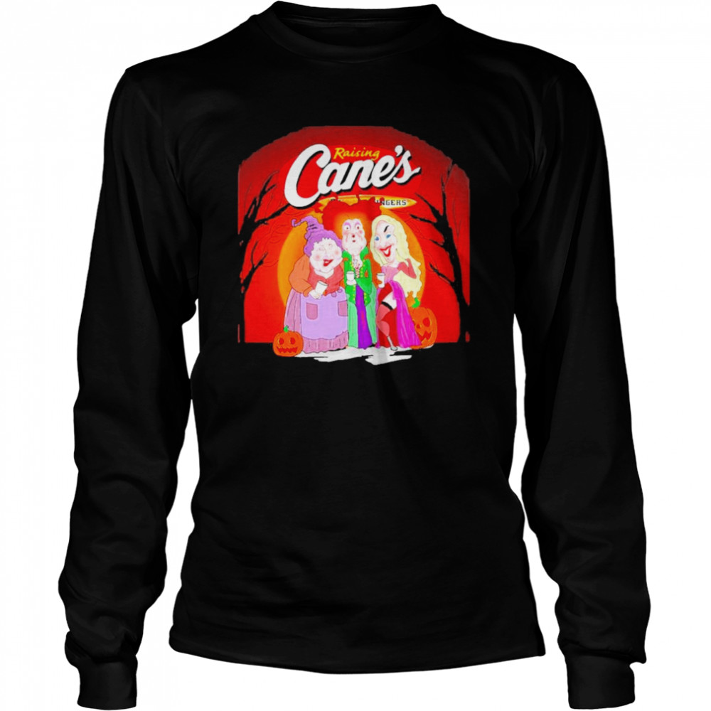 Hocus Pocus Raising Cane’s Chicken Fingers Halloween 2022 shirt Long Sleeved T-shirt