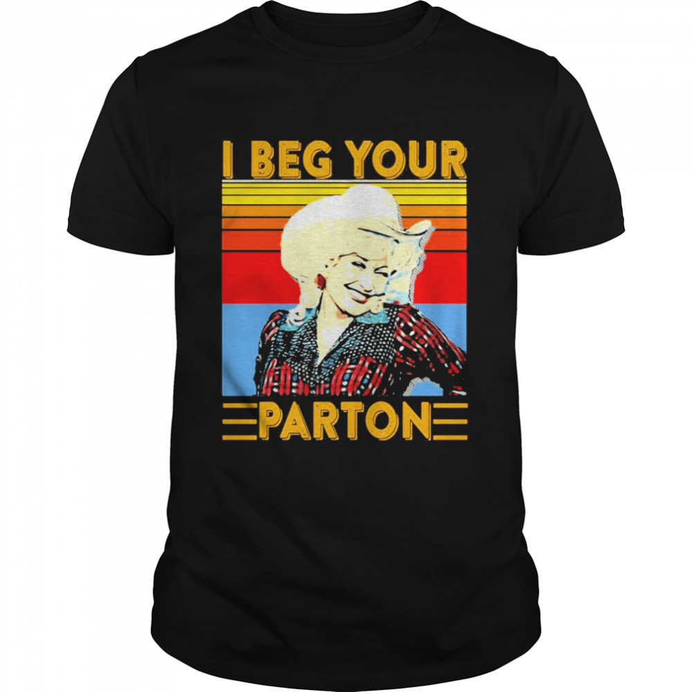 I Beg Your Parton retro Classic  Classic Men's T-shirt