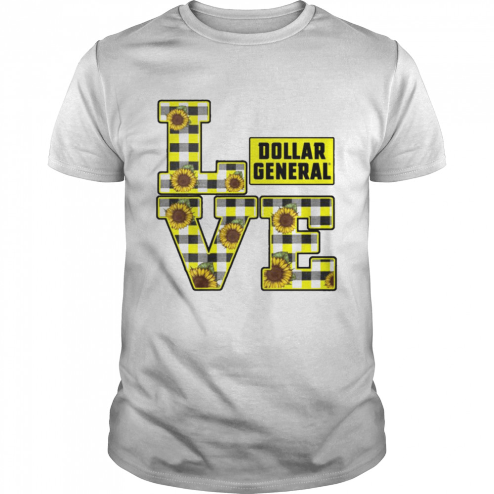I Love Dollar General Sunflower 2022 shirt Classic Men's T-shirt