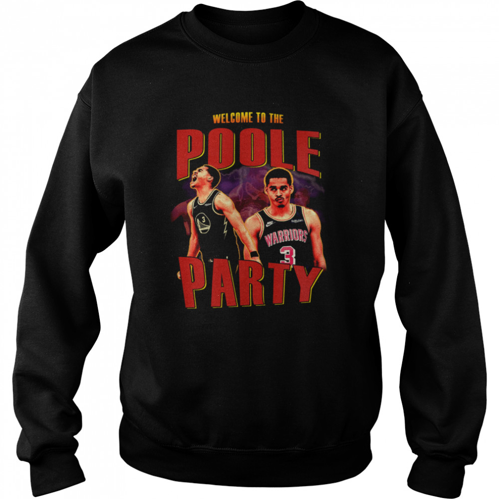 Jordan Poole Poole Party 90s Bootleg Retro shirt Unisex Sweatshirt