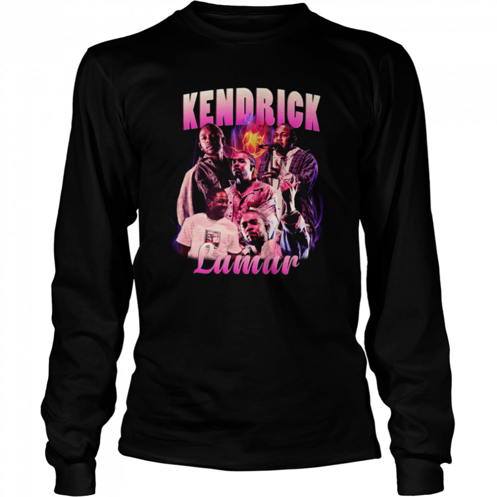 Kendrick Lamar 90s Raps Hip Hop Rnb shirt Long Sleeved T-shirt