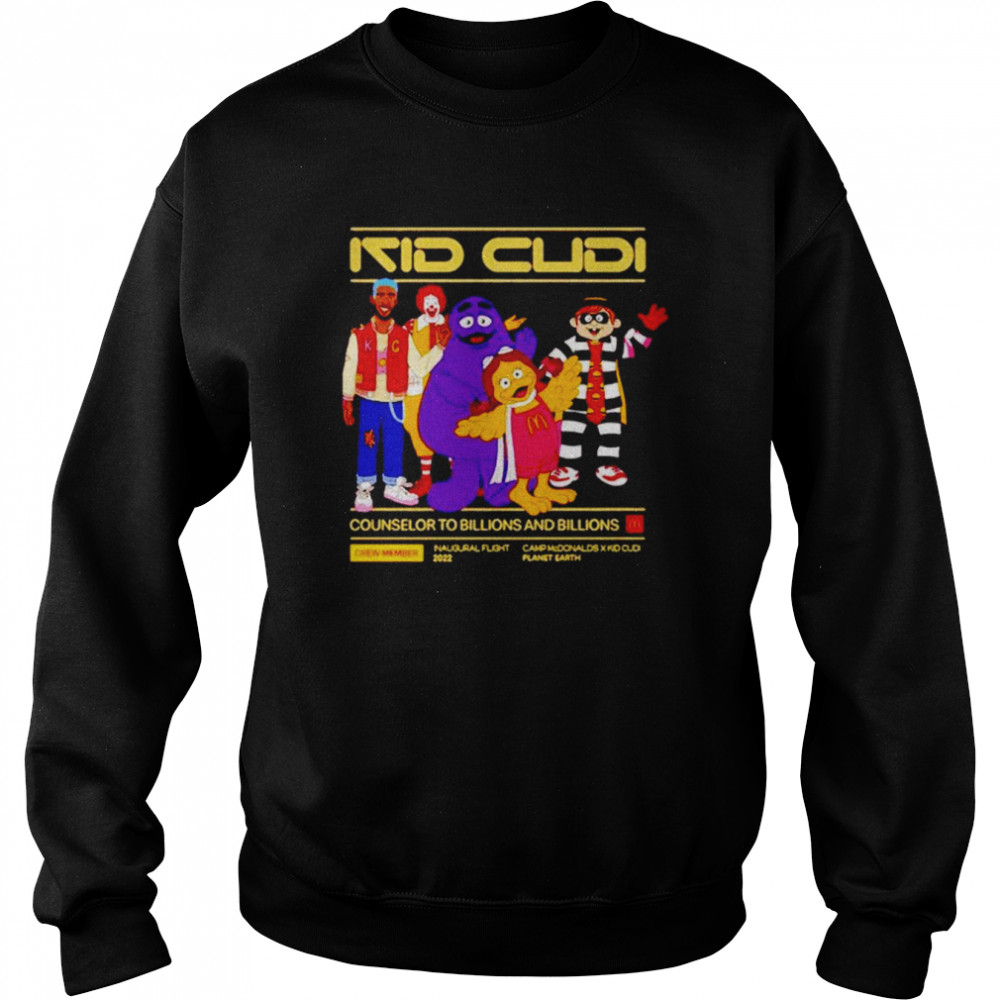 Kid Cudi X Camp Mcdonald’s shirt Unisex Sweatshirt