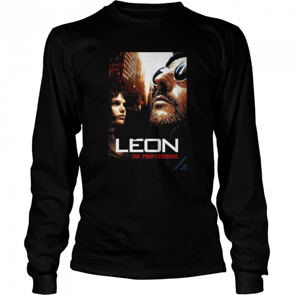 Leon The Professional Black 90s Movie shirt Long Sleeved T-shirt