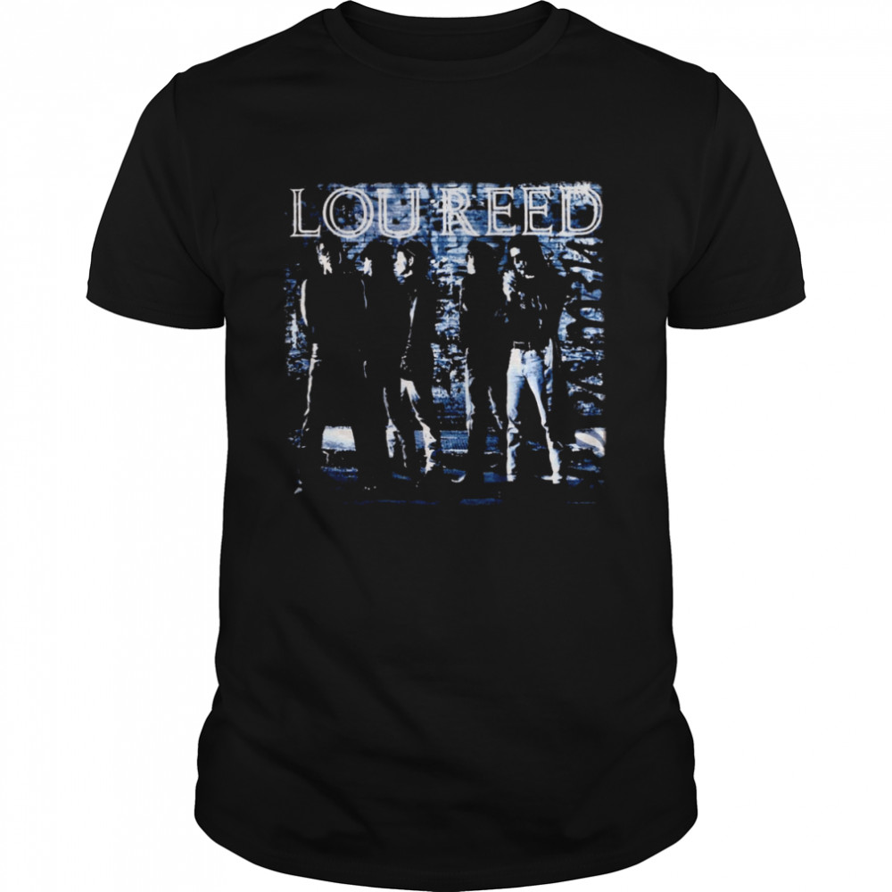 Lou Reed New Yorkthe Velvet Rock Metal Band shirt Classic Men's T-shirt