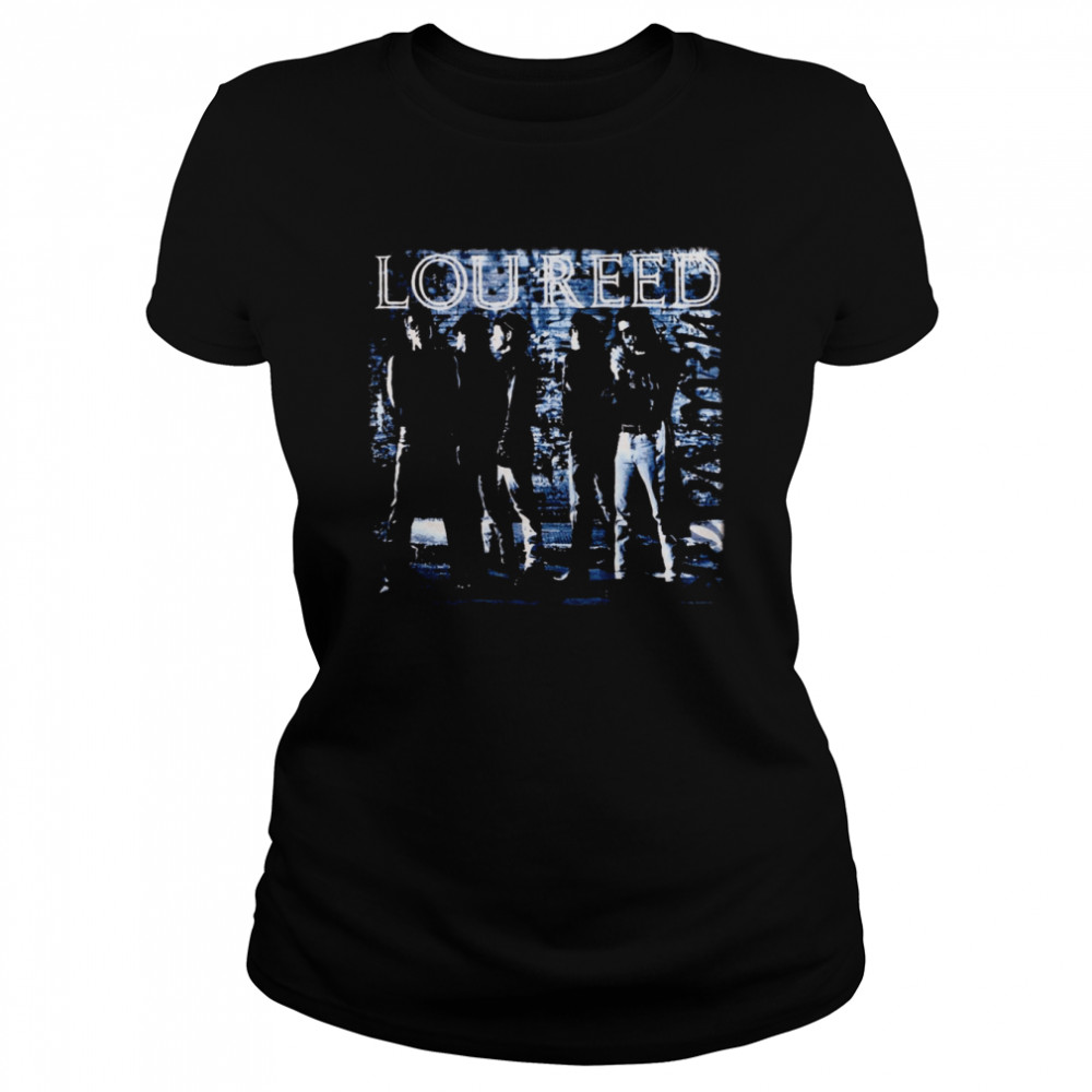 Lou Reed New Yorkthe Velvet Rock Metal Band shirt Classic Women's T-shirt