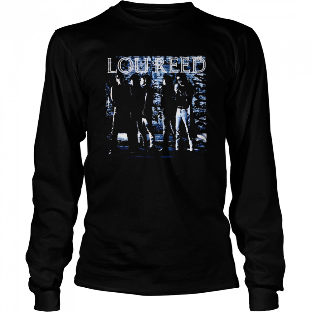 Lou Reed New Yorkthe Velvet Rock Metal Band shirt Long Sleeved T-shirt