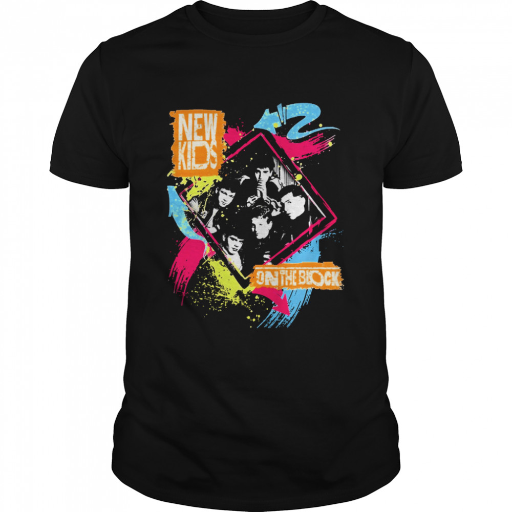 New Kids On The Block 80s (1989) Original Pop Boy Band Concert 2022 shirt Classic Men's T-shirt