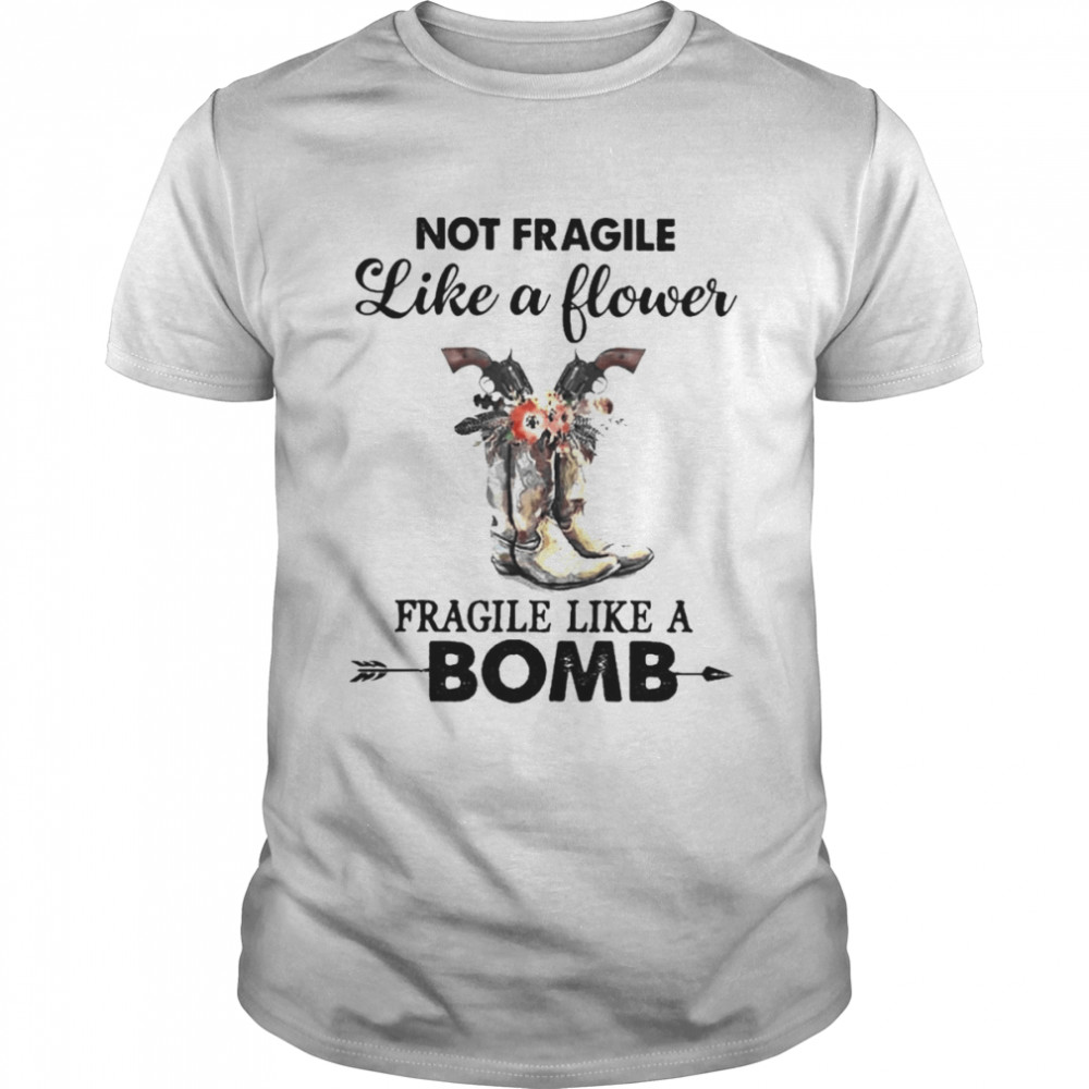 Not fragile like a flower fragile like a Bomb shirt Classic Men's T-shirt