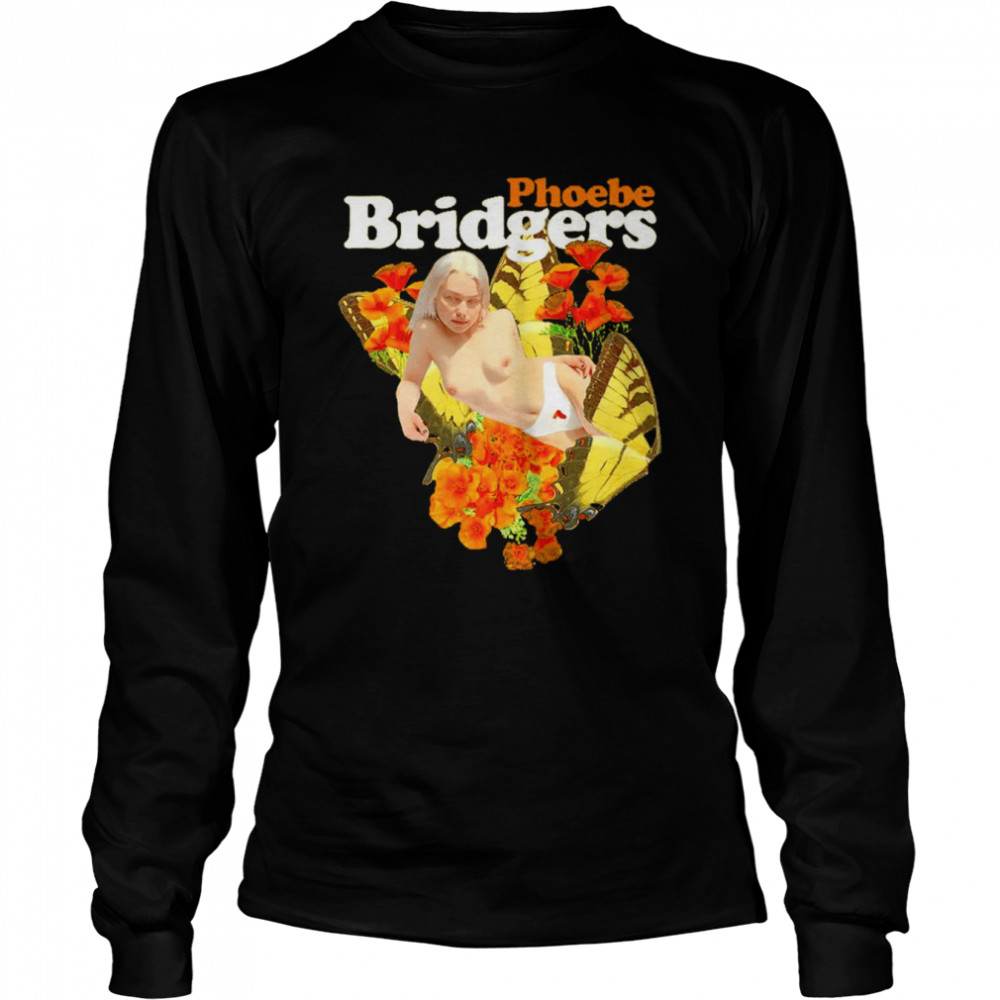 Phoebe Bridgers Butterfly shirt Long Sleeved T-shirt