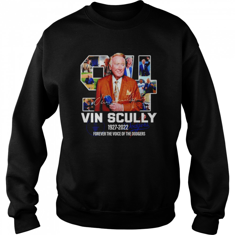 Rip Vin Scully Forever The Voice Of The Dodgers  Unisex Sweatshirt