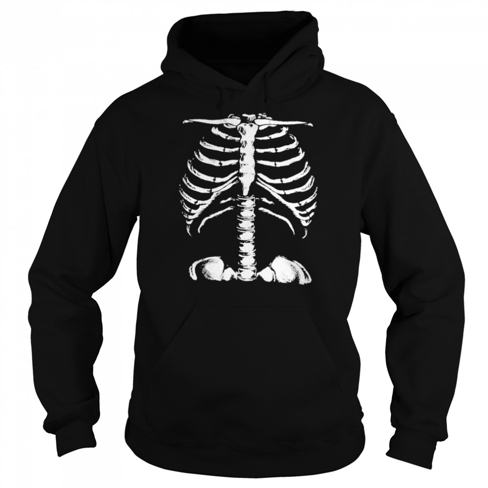 Skeleton rib cage shirt Unisex Hoodie