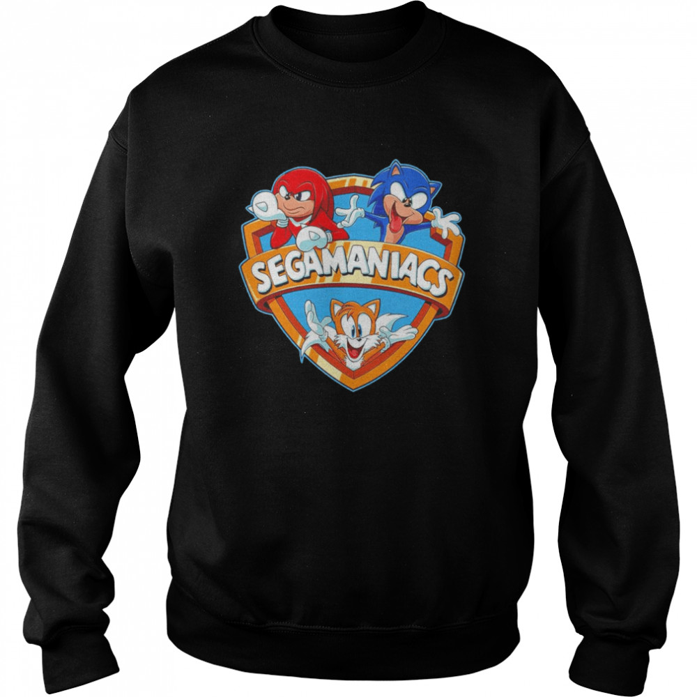 Sonic Segamaniacs shirt Unisex Sweatshirt