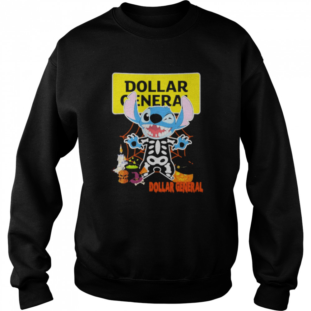 Stitch Dollar General Happy Halloween 2022  Unisex Sweatshirt