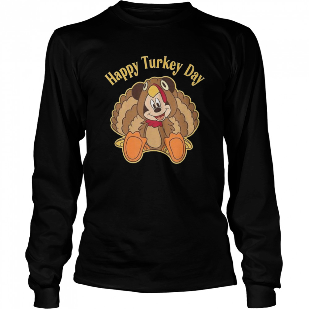 Thanksgiving Mouse Turkey Mickey Mouse 2022  Long Sleeved T-shirt