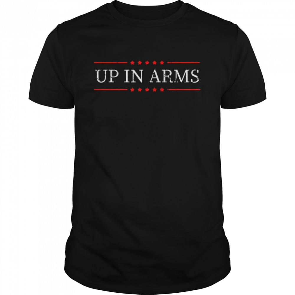 Up in arms American flag shirt Classic Men's T-shirt