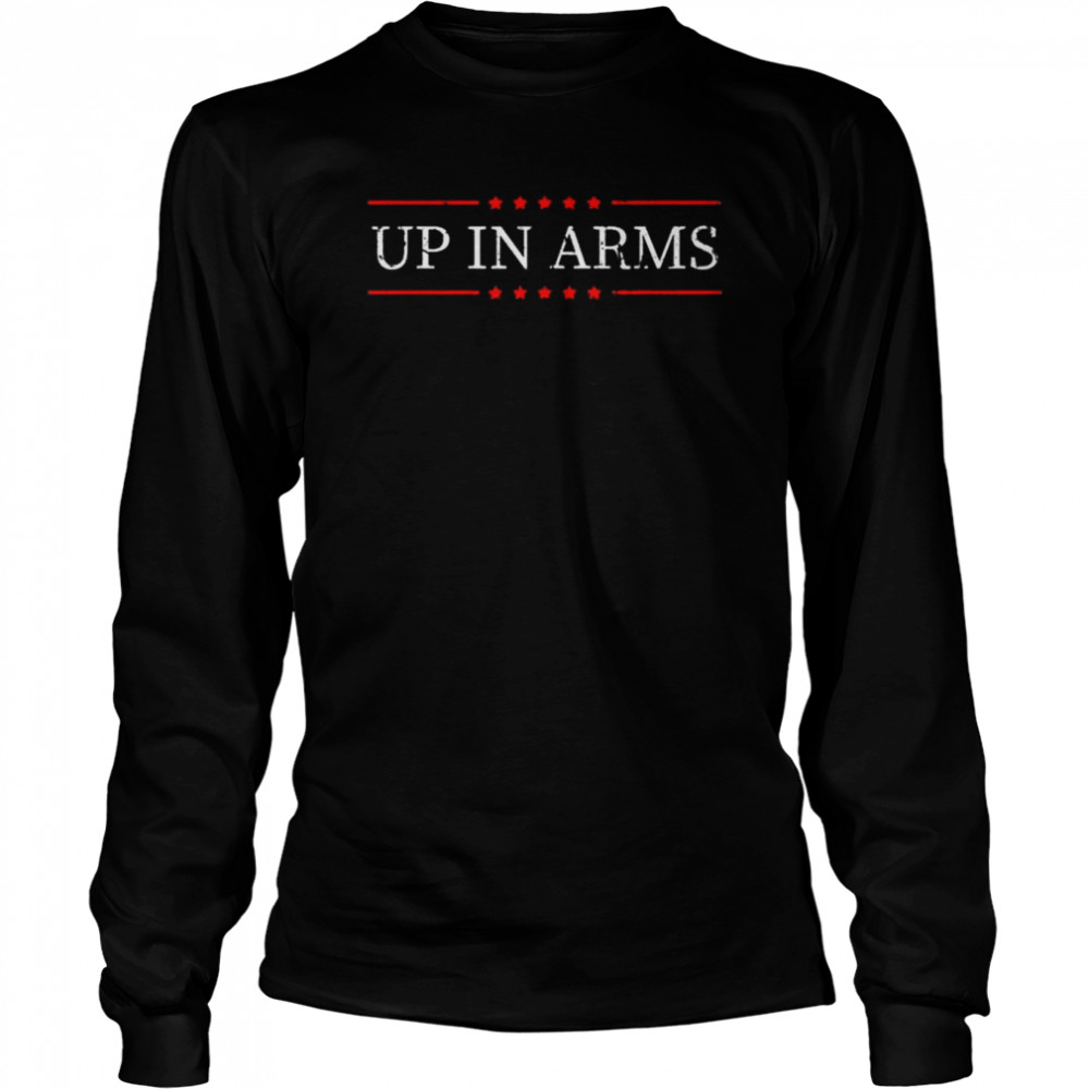 Up in arms American flag shirt Long Sleeved T-shirt