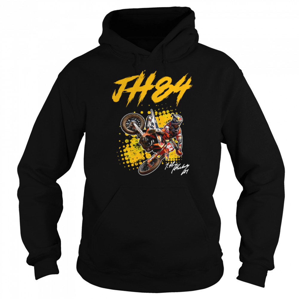 Yellow Design Jeffrey Herlings Grunge Motocross And Supercross Champion shirt Unisex Hoodie