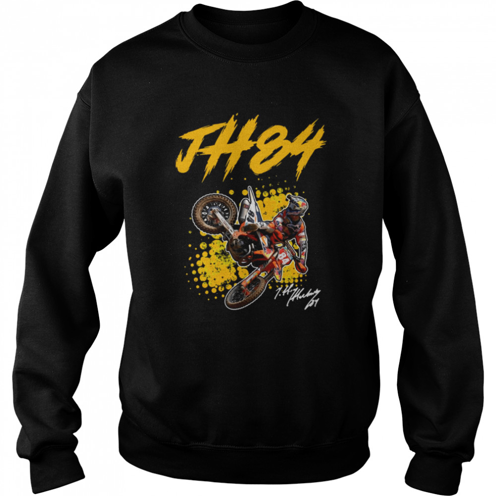 Yellow Design Jeffrey Herlings Grunge Motocross And Supercross Champion shirt Unisex Sweatshirt