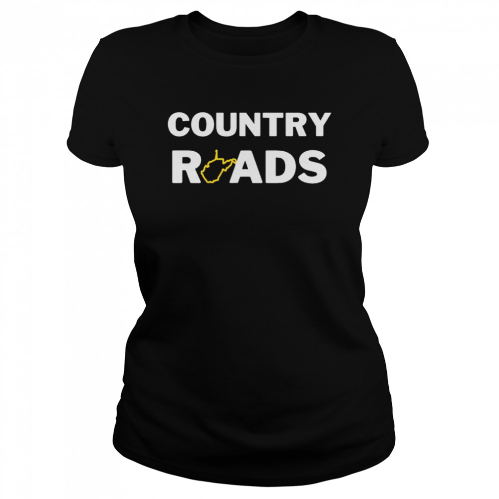 Country Roads Virginia map shirt Classic Women's T-shirt