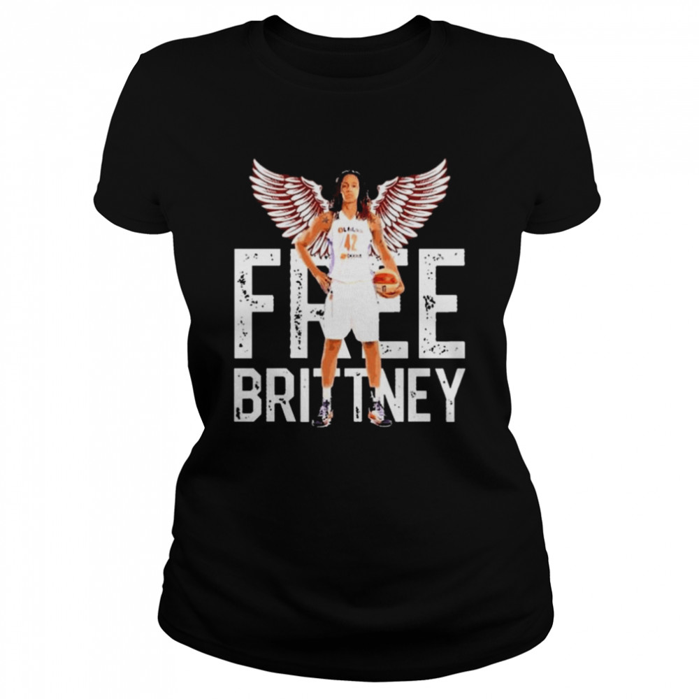 Free brittney griner wings phoenix mercury 2022 shirt Classic Women's T-shirt