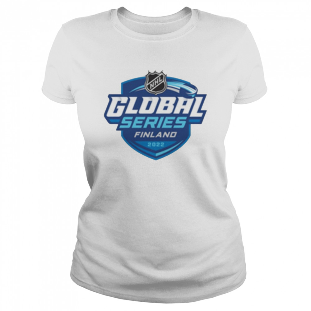 Global Series Finland 2022 Primary Logo Graphic NHl T- Classic Women's T-shirt