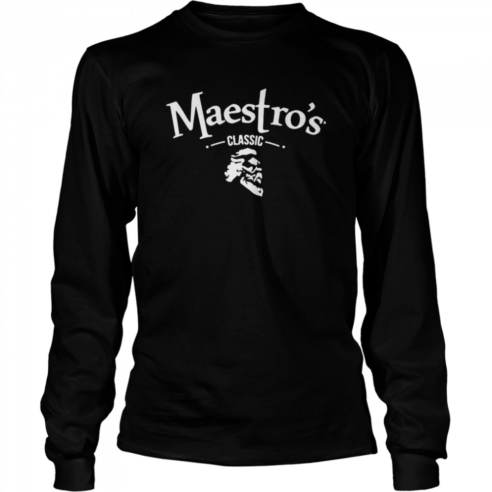 Maestros Classic Logo  Long Sleeved T-shirt