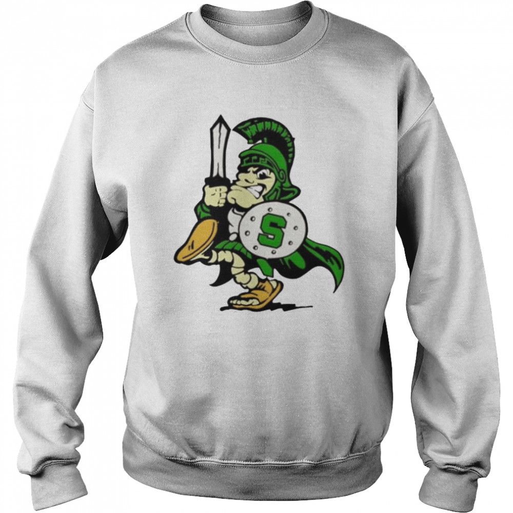 Michigan State Spartans Mascot shirt Unisex Sweatshirt
